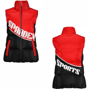 Chaqueta acolchada con cremallera y cuello levantado personalizada, abrigo de burbujas para exteriores con función de rompevientos, ropa personalizada - Product Image 6