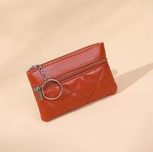 Nueva llegada de gran capacidad monedero moda mujer llavero personalizado multicolor cremallera abierta tarjeta dinero clip bolsa gran oferta cartera - Product Image 5