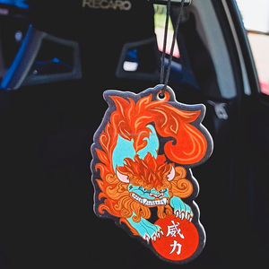 Sản Xuất Của Tùy Chỉnh Của Riêng Bạn Sang Trọng Logo Chết Cắt Hình Dạng Lâu Dài Thơm Xe Làm Mát Không Khí Hương Thơm Mạnh Mẽ Xe Khuếch Tán - Product Image 5