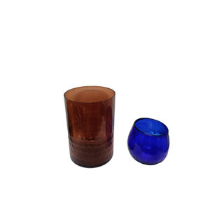 Nouveau moderne décor à la maison bougeoir meilleure qualité à la main verre bougie pot pour noël vaisselle affichage pour la meilleure vente - Product Image 3