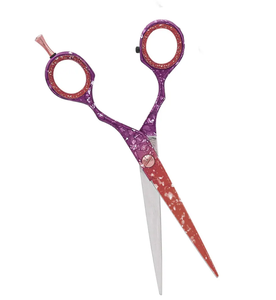 Tijeras de corte de pelo recubiertas de papel de lujo al por mayor, tijeras alemanas de peluquería de acero inoxidable para belleza - Product Image 2