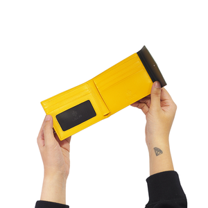 กระเป๋าสตางค์ใส่บัตรหนังวัวแท้สำหรับผู้หญิงกระเป๋าสตางค์ใส่โลโก้ได้ตามต้องการมีที่ใส่บัตรรองรับ oM/odm - Product Image 5