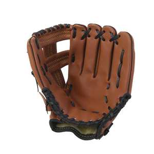 ถุงมือเบสบอลผู้รักษาประตูหนังซอฟต์บอลถุงมือที่สะดวกสบายสำหรับกีฬากลางแจ้งถุงมือเบสบอล,การฝึกอบรมเบสบอล - Product Image 4