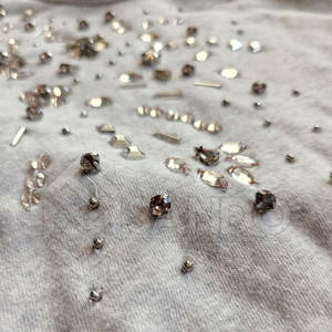 เสื้อสเวตเชิ้ตผู้หญิงประดับเพชรเทียม ระบายอากาศได้ดี สีพื้น เสื้อสเวตเชิ้ตผู้หญิงประดับเพชรเทียม คุณภาพสูง - Product Image 6