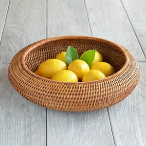 Zerowaste bols de tissage de légumes et de fruits non plastiques à prix compétitif panier de fruits en rotin naturel fait à la main paniers tissés - Product Image 1