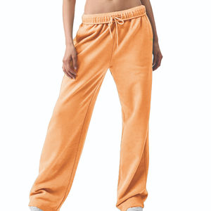 กางเกงวอร์มผ้าเฟรนช์เทอร์รี่สำหรับผู้หญิงมีสไตล์กางเกงขาบานเข้ารูปขาตรง2026 - Product Image 2