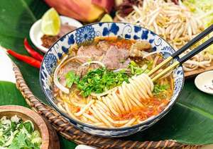 บะหมี่เนื้อฮิวเวียดนามแท้ แบบแห้ง สำหรับทำซุป ขายส่ง OEM จำนวนมาก สำหรับส่งออก - Product Image 3