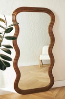 Miroirs muraux de luxe en bois de manguier