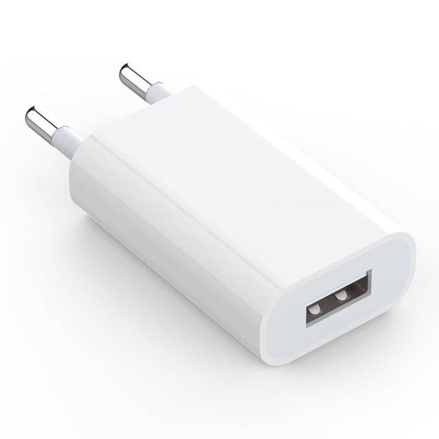 Mobile Phone EU Usb 5W 5V 1A Portable Fast Charger Power Adapter 5W Usb Plug Universal Charger