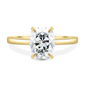 Auténticos Anillos de Compromiso de oro sólido de 14K y 18K para mujer, hechos a mano de lujo con diamantes de laboratorio, venta al por mayor disponible - Product Image 1