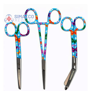 Juego de Tijeras de Enfermería Manuales 3 (Patrón de Mariposa) - Pinzas para Arterias de 6 Pulgadas, Tijeras de Enfermería de 5 Pulgadas, Tijeras para Vendajes de 5.5 Pulgadas |   Conjunto de Instrumentos CE - Product Image 4