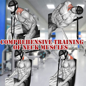 2024 harnais de tête trempage Gym entraînement cou constructeur soutien du cou exercice entraînement entraînement porter harnais de tête avec chaîne - Product Image 6
