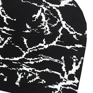 Gorro de calavera de invierno de punto grueso Unisex 2025, gorro acrílico, bordado en 3D, patrones de letras de animales, Playa lavada para hombres y mujeres - Product Image 5