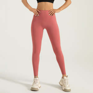 Mallas de Yoga transpirables de LICRA para mujer, pantalones de entrenamiento elásticos sin costuras de secado rápido, ropa deportiva de cintura alta, mallas deportivas para gimnasio - Product Image 2