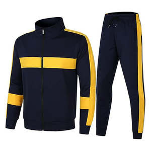 Chándal de invierno duradero de moda para hombres Ideal para entrenamiento físico Jogging y Deportes de dos piezas - Product Image 1