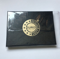 Caja de regalo rígida de cartón gris con soporte de EVA de terciopelo de alta densidad, envuelta en papel artístico especial, para empaque de regalo de medallas y monedas.