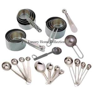 Tazas y cuchara medidoras modernas con mango multicolor, utensilios de cocina de mesa brillantes, herramientas de medición hechas a mano, utensilios de cocina inteligentes - Product Image 2