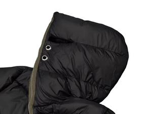 Wholesale Custom Men's Winter <b>Puffer</b> <b>Jacket</b> Top Selling High Street Style Logo Design <b>Hooded</b> Zipper Closure Solid Canvas Fabric - Product Image 3