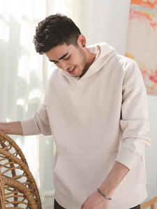 380g Heavyweight Hoodies Fleece Hombres Sudadera con capucha y sudadera Oversize Loose Drop Shoulder Sudaderas con capucha personalizadas - Product Image 4