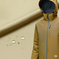 Tela Taslan de nailon impermeable, transpirable, recubierta de PU, tela Taslon Ripstop para chaquetas, prendas de exterior, proveedor mayorista