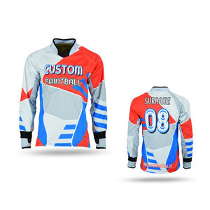 Personalizado Haga su propio logotipo Precio barato Camisetas de paintball más vendidos Jersey de Paintball de calidad premium hecho en fábrica - Product Image 4