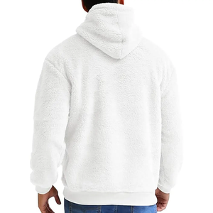 Sweats à capuche en polaire Shepar pour hommes Logo personnalisé et impression Vente en gros Pull à capuche pour hommes 100% sweats à capuche en coton biologique - Product Image 5