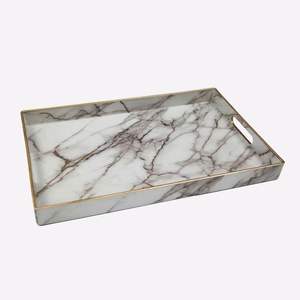 EsthétiquesCouvercle en laiton créatif EdgeLuxury DecorativeWholesale Customized Luxury Decorative Brass Lid Edge Canisters Tray - Product Image 2