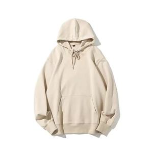 Fabricante personalizado de alta calidad 100% algodón Sudadera con capucha de talla grande suéter de invierno camisa patrón sólido cuello con capucha liso teñido - Product Image 2