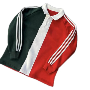 Chemises de rugby en polaire à manches longues à prix compétitif Evergreen, tendance, séchage rapide, 100% coton, service OEM - Product Image 3