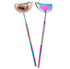 อุปกรณ์เสริมความงามกระจกทรงผีเสื้อทำจากสแตนเลสทรงสี่เหลี่ยม - Product Image 5