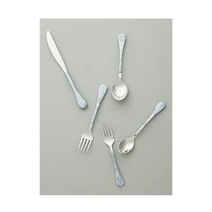 Silver <b>Cutlery</b> Set Stainless Steel Flatware Set with knot handle Tableware Dinnerware Set <b>Vintage</b> <b>Cutlery</b> For Hotel - Product Image 3