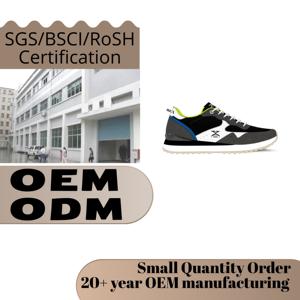 Calzado deportivo personalizable para hombre, zapatillas casuales, elegantes, transpirables, con malla Fly-knit y parte superior de PU - Product Image 2