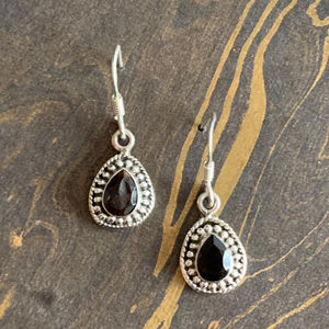 Boucles d'oreilles en cristal de quartz fumé de 3,0 grammes - Product Image 1