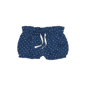 Tucker + Tate Girls Shorts Navy Denim <b>Mini</b> Dots Ruffle <b>Bubble</b> Design Size 12M - Product Image 1