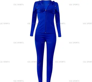 OEM kadın eşofman takımları farklı stilleri ve renkleri koleksiyonu özel marka koşu kıyafetleri fermuarlı kapüşonlu eşofman üstü ve uzun pantolon takım elbise