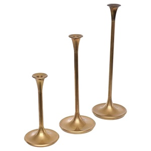 เชิงเทียนโลหะสำหรับตกแต่งบ้านไร่เชิงเทียนสีโรสโกลด์ดีไซน์สุดพิเศษ - Product Image 6