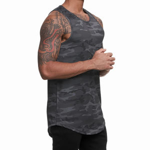 Stylish <b>Sleeveless</b> <b>T</b>-<b>shirt</b> for Men's Slim Fit Gym Wear Como <b>Shirts</b> Made in Pakistan With Customized Logo & Label - Product Image 5