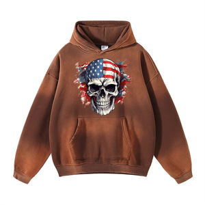 เสื้อฮู้ดดี้พรีเมียมคุณภาพสูงสำหรับผู้ชาย สีพื้น แขนยาว พิมพ์ลายปัก ปี 2026 ผ้าฝ้าย 100% ขายส่งแบบ OEM - Product Image 6