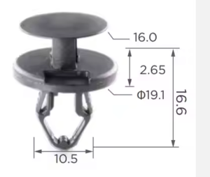 בורג ניילון דוחף מחברים פלסטיק גוף המכונית לוחות מכשירים קבועים - Product Image 5