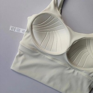 Women's yoga fitness bra, small strap fixed one-piece sports bra, beautiful <b>back</b> gathering yoga bra - Product Image 5