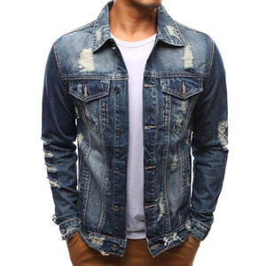 Nueva llegada Hombres Slim Fit manga larga Jeans Chaquetas/Personalizado Casual Ligero Denim Jeans Chaquetas Para Hombres - Product Image 1