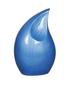 Beautiful Purple Handmade Metal Urn with Teardrop Design European Style Indian Manufacturer <b>Funeral</b> <b>Supplies</b> at Wholesale Price - Product Image 4