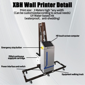 Imprimante murale 3D XBH DX8 à jet d'encre UV automatique pour l'impression sur verre, carrelage, porte et mur avec tête d'impression Epson I1600 - Product Image 3