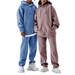 Nuevo Estilo de Chándales Extra Grandes para Mujer con Sudadera Holgada de Hombros Caídos y Pantalones, Chándales Casuales para Mujer - Product Image 3