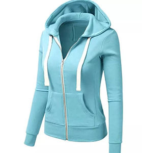 Sudaderas con capucha de las mujeres de moda 2025 sudaderas con capucha de las mujeres de diamantes de imitación de gran tamaño nuevo estilo de algodón ropa activa sudaderas con capucha casuales lisas para la venta - Product Image 5