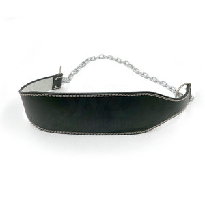 Ceinture de musculation pour hommes et femmes - Matériel en cuir de vachette, fermeture à chaîne en acier, protection professionnelle, support de fitness robuste - Product Image 2