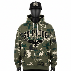 Wholesale Super Quality Men's Winter Polyester/Cotton Sublimation Embroidered <b>Hoodie</b> Digital Printing Breathable Eco-Friendly - Product Image 1