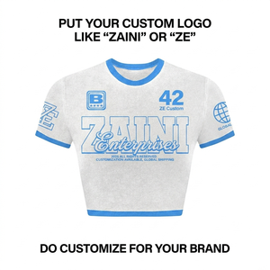 Camiseta Deportiva Premium de Poliéster de 180 GSM, Blanca y Azul, Tela Suave, Logotipo Personalizado por Sublimación - Product Image 1