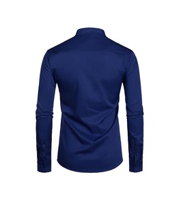 Camisa de vestir Formal informal de tendencia superior para hombres, uso de oficina, camisas de vestir formales de negocios transpirables con botones para hombres - Product Image 2