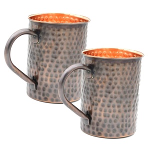 Conception écologique Cadeau pour la maison Vente chaude Poignée classique Moscou Mule Tumbler Cuivre Inoxydable Métal 500ml Personnalisé - Product Image 4